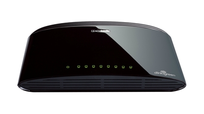 Attēls no D-Link DES-1008D Unmanaged Fast Ethernet (10/100) Black