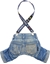 Picture of DoggyDolly Spodnie z szelkami, jeans, rozmiar-M 59-61cm/81-83cm