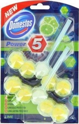 Изображение Domestos DOMESTOS_Power 5 kostka toaletowa Lime 2x55g