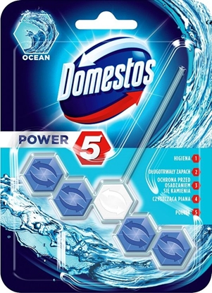 Attēls no Domestos DOMESTOS_Power 5 kostka toaletowa Ocean 55g