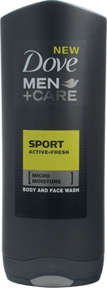 Attēls no Dove  Żel pod prysznic Men + Care Micro Moisture Body And Face Wash Active Fresh 400ml