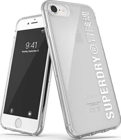 Изображение Dr Nona SuperDry Snap iPhone 6/6s/7/8/SE 2020 Clear Case biały/white 41573