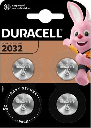 Attēls no Duracell Bateria Electronics CR2032 220mAh 4 szt.