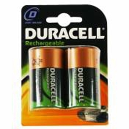 Picture of Duracell Rechargeable D Size 2 Pack Rechargeable battery Nickel-Metal Hydride (NiMH)