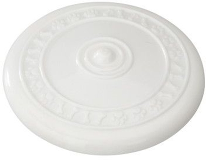 Attēls no EBI Zabawka Rubber Frisbee Biała/wanilia 23cm