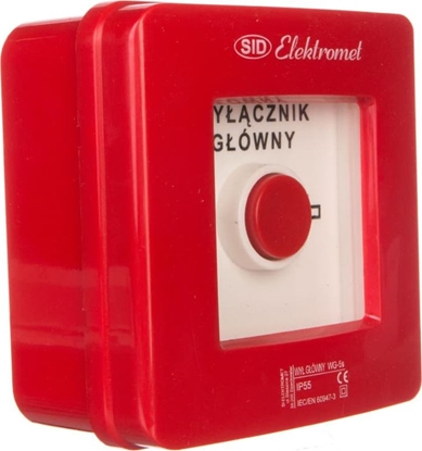 Picture of Elektromet Wyłącznik alarmowy 4Z 12A /WYŁĄCZNIK GŁÓWNY/ IP55 WG-5s 921429