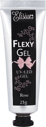 Attēls no Elisium Flexy Gel żel do przedłużania paznokci Rose 25g