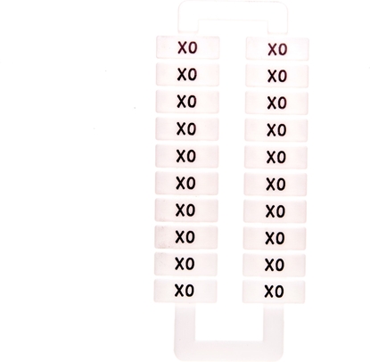 Attēls no EM Group Oznacznik do złączek EURO 2,5-70mm2 /X0/ 20szt. (43192)