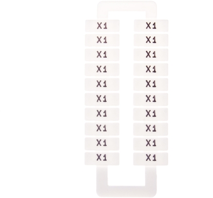 Attēls no EM Group Oznacznik do złączek EURO 2,5-70mm2 20szt nadruk X1 (43192)