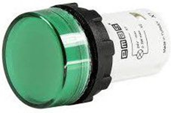 Изображение Emas Lampka sygnalizacyjna 230V zielona (T0-MBSD220Y)