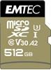 Изображение EMTEC MicroSD 512GB SDXC (CLASS10) Speedin V30 A1 4K Adapt