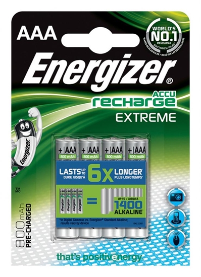 Picture of Energizer Akumulator Extreme AAA / R03 800mAh 4 szt.