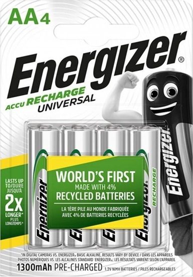 Picture of Energizer Akumulator Universal AA / R6 1300mAh 4 szt.