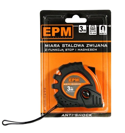 Изображение EPM Miara zwijana ANTI-SHOCK 3m x 16mm E-400-0273