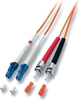 Picture of Equip LC/ST 50/125μm 5.0m fibre optic cable 5 m OM2 Orange