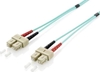 Picture of Equip SC/SC Fiber Optic Patch Cable, OM3, 0.5m