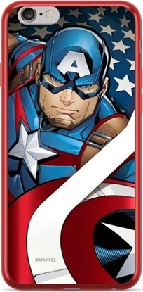 Изображение ERT CASE ETUI CHROME MARVEL KAPITAN AMERYKA 004 IPHONE XS MAX CZERWONY standard