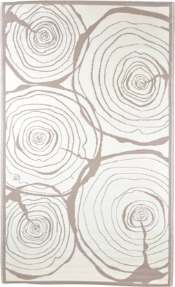 Изображение Esschert Design Esschert Design Dywan zewnętrzny, 240x150 cm, wzór z przekrojem drzewa