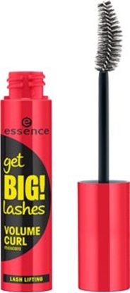 Attēls no Essence Mascara Get Big Lashes Volume Curl pogrubiająca i podkręcająca Black 12ml