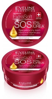 Изображение Eveline Extra Soft SOS 10% Urea Krem intensywnie regenerujący do twarzy i ciała 175ml