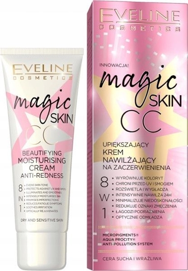 Picture of Eveline Krem nawilżający Magic Skin Cc na zaczerwienienia