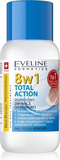 Изображение Eveline Nail Therapy Professional Zmywacz do paznokci 8w1 Total Action bezacetonowy 150 ml