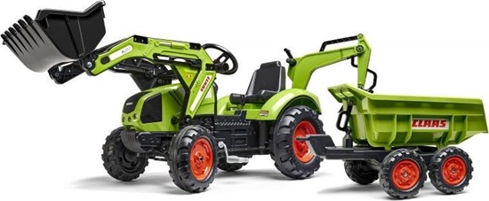 Изображение Falk FALK Traktor CLAAS ARION z Przyczepą Maxi i Łyżką