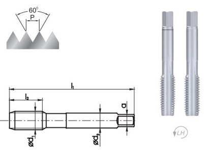 Attēls no Fanar Gwintownik lewoskrętny ręczny M16 2szt. (A1-260001-0160)