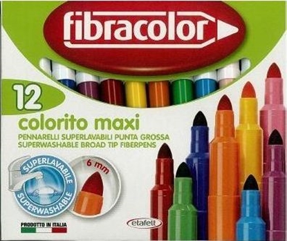 Изображение Fibracolor Mazaki Colorito maxi 12 kol. FIBRACOLOR