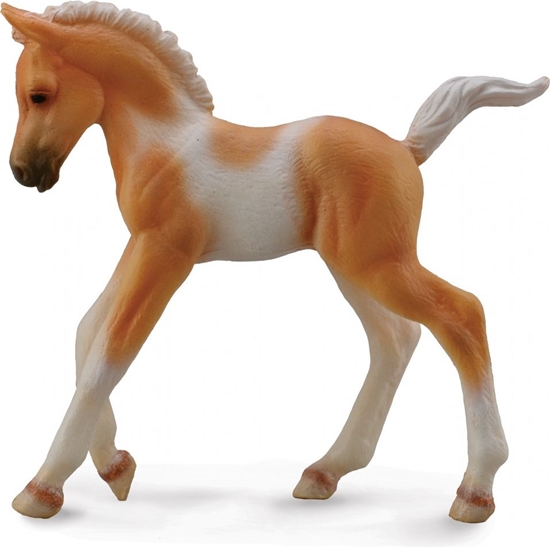 Picture of Figurka Collecta Źrebię Pinto Foal Walking Palomino (004-88668)