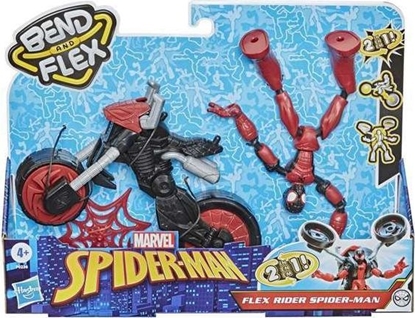 Изображение Figurka Hasbro Spiderman Bend and Flex - Flex Rider Spider-Man (F0236)