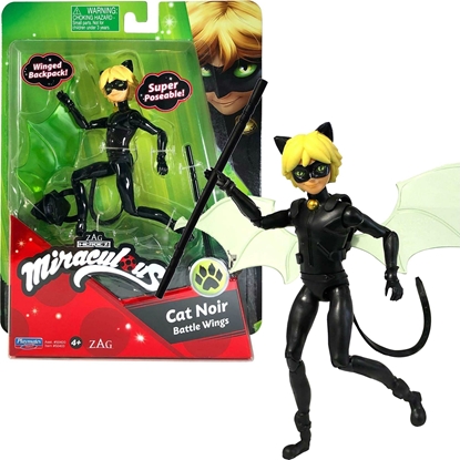 Attēls no Figurka Playmates Toys Miraculous - Czarny Kot i akcesoria (50403)