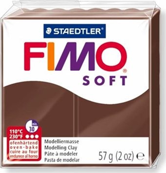 Picture of Fimo Masa plastyczna termoutwardzalna Soft czekoladowa 57g