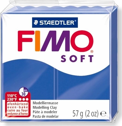 Изображение Fimo Masa plastyczna termoutwardzalna Soft niebieska 57g