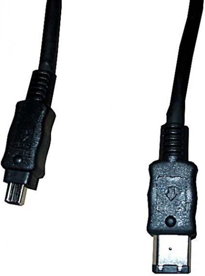 Picture of Firewire 6-pin - Firewire 4-pin, 2m, Czarny