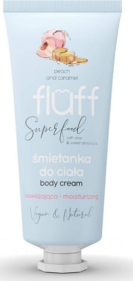 Изображение Fluff Body Cream śmietanka do ciała nawilżająca Brzoskwinia Karmel 150ml