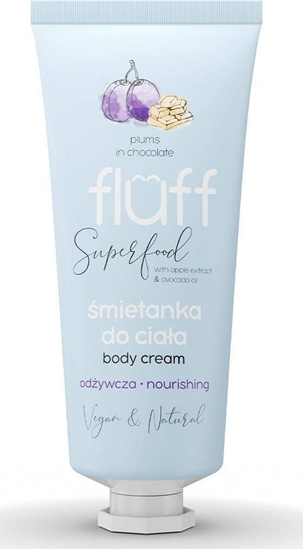 Изображение Fluff Body Cream śmietanka do ciała odżywcza Śliwki w Czekoladzie 150ml