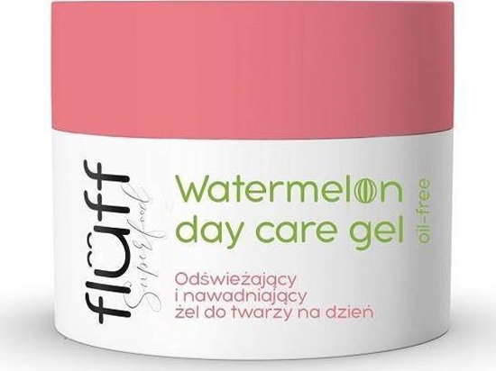 Изображение Fluff Super Food Day Care Gel odświeżający i nawadniający żel do twarzy na dzień Arbuz 50ml