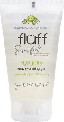 Picture of Fluff Super Food H2O Jelly Body Hydrating Gel detoksykująca woda w żelu Ogórek i Zielona Herbata 150ml