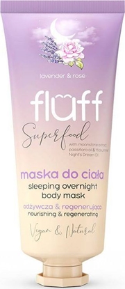 Picture of Fluff Super Food Sleeping Overnight Body Mask odżywczo-regenerująca maska do ciała Lawenda i Róża 150ml