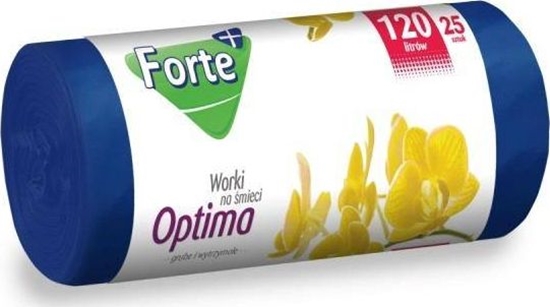 Изображение Forte FORTE Worki na śmieci LDPE 120L 25szt OPTIMA