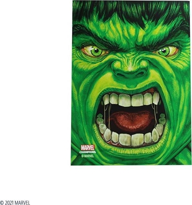 Attēls no Gamegenic Gamegenic: Marvel Champions Art Sleeves (66 mm x 91 mm) Hulk 50+1 szt.