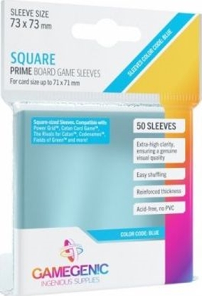 Изображение Gamegenic Gamegenic: Prime Square-Sized Sleeves (73x73 mm), 50 sztuk