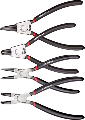 Attēls no Gedore Gedora Rd safety ring pliers set 4 pieces - 3301156