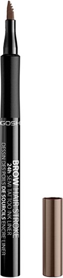 Изображение Gosh Gosh Brow Hair Stroke precyzyjny pisak do stylizacji brwi 002 Grey Brown