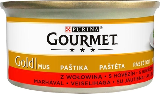 Изображение Gourmet GOURMET GOLD - mus z wołowiną 85g