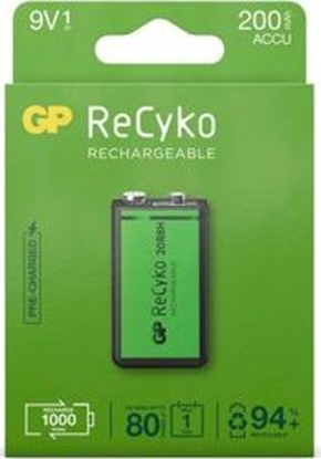 Изображение GP Bateria ReCyko 9V Block 200mAh 1 szt.