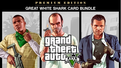 Attēls no Grand Theft Auto V: Premium Online Edition & Great White Shark Card Bundle Xbox One, wersja cyfrowa