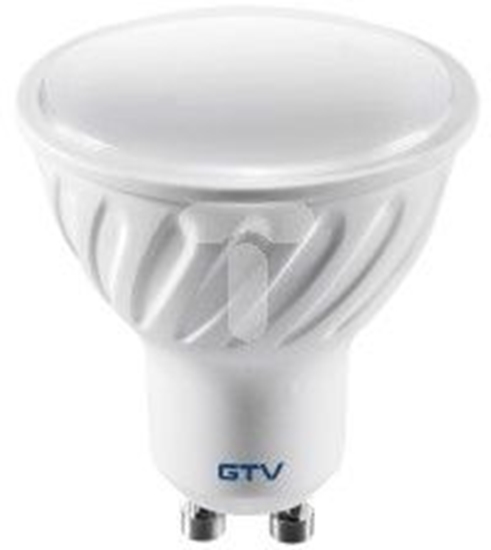 Изображение GTV Żarówka LED smd 2835 neutralna biała GU10 6W AC 220-240V 50-60Hz kąt świecenia 120st. 440lm 52mA (LD-PC6010-40)