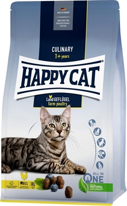 Picture of Happy Cat Culinary Farm Poultry, sucha karma, dla kotów dorosłych, drób, 10 kg, worek